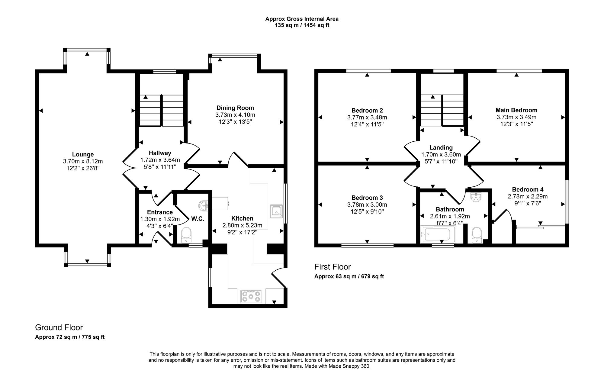 19 Greenfield Way, Porthcawl floorplan