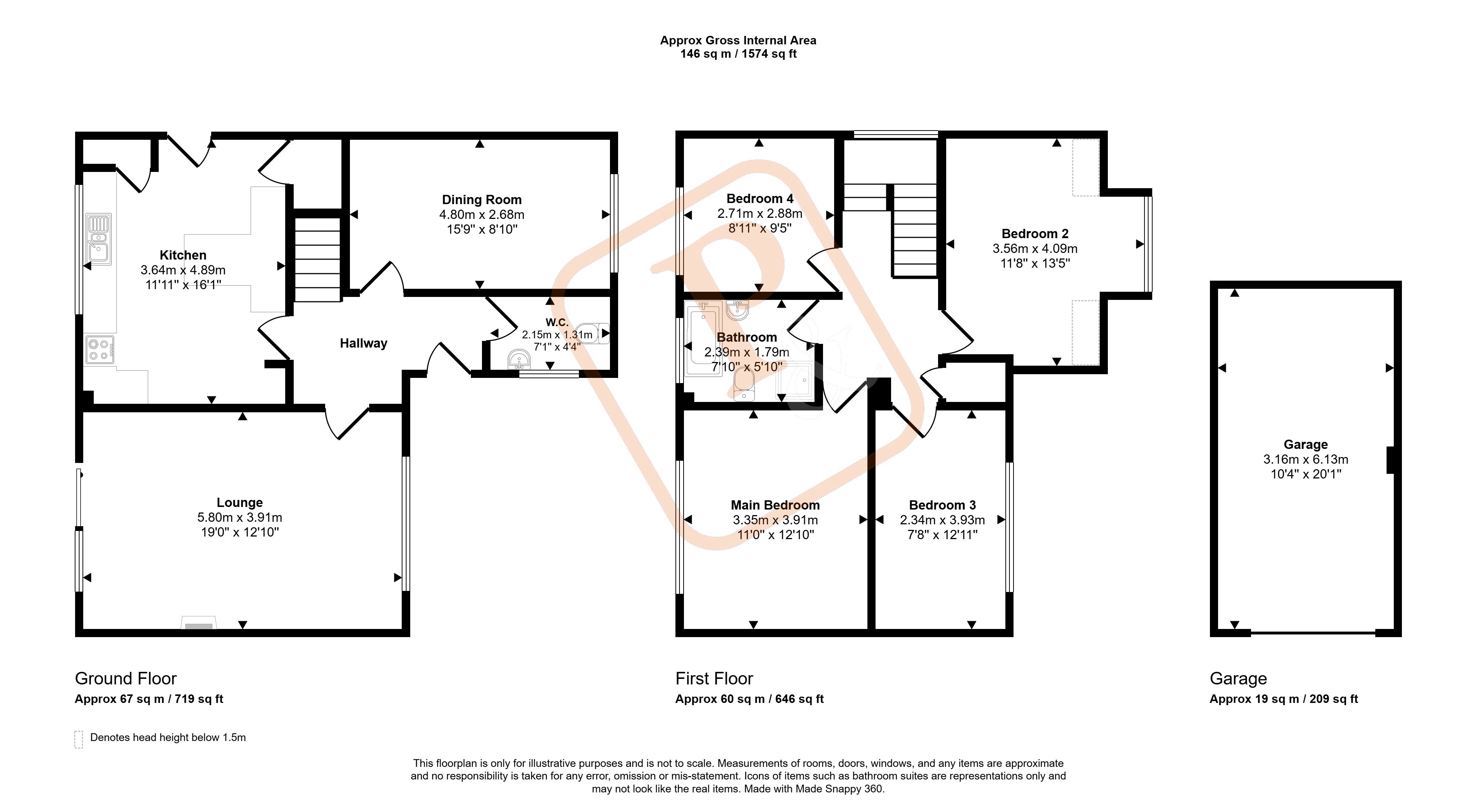 8, Veyses End, Colchester floorplan