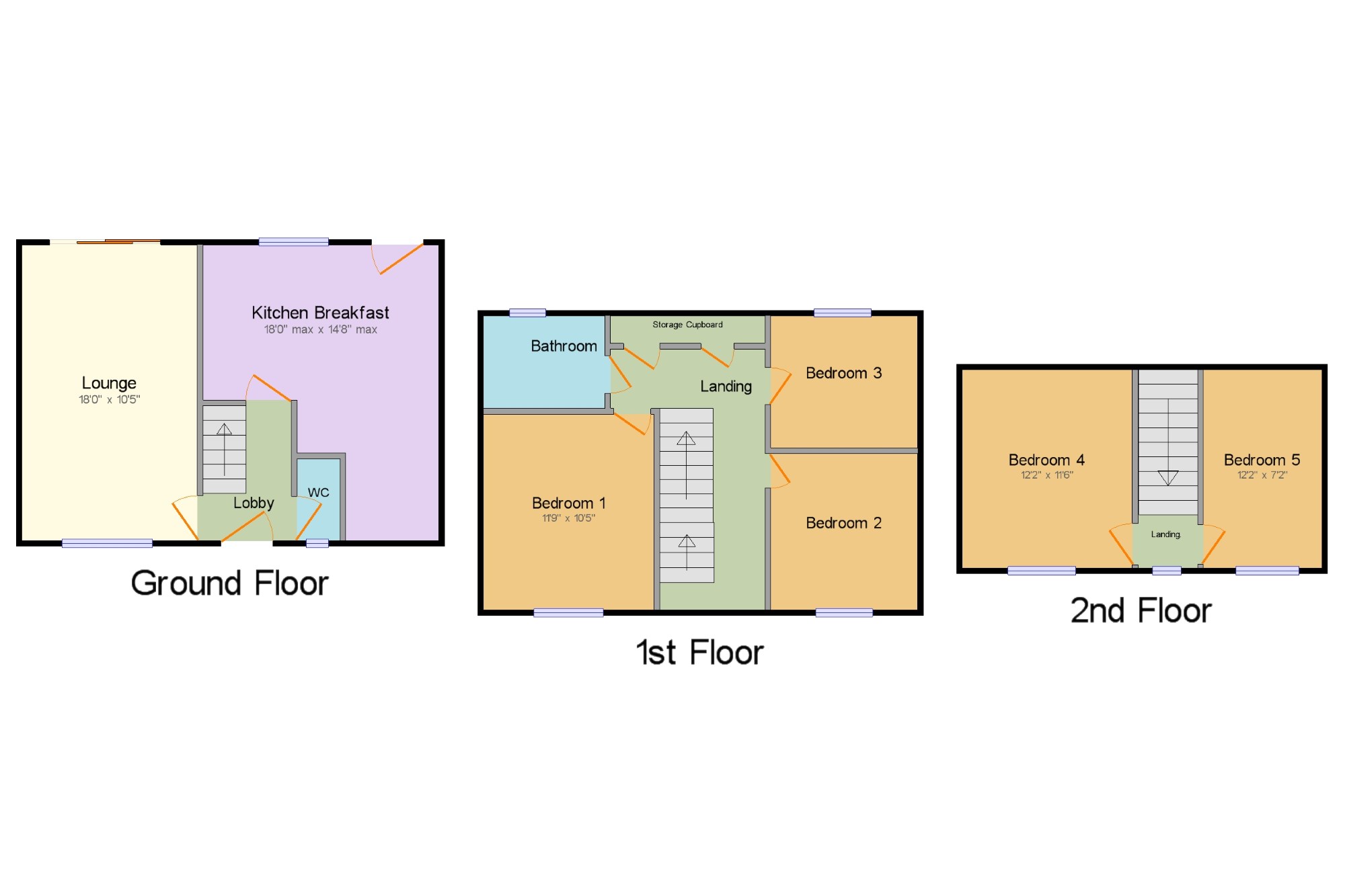 5 Bedrooms Terraced house for sale in Heathfield Gardens, Robertsbridge, East Sussex, . TN32