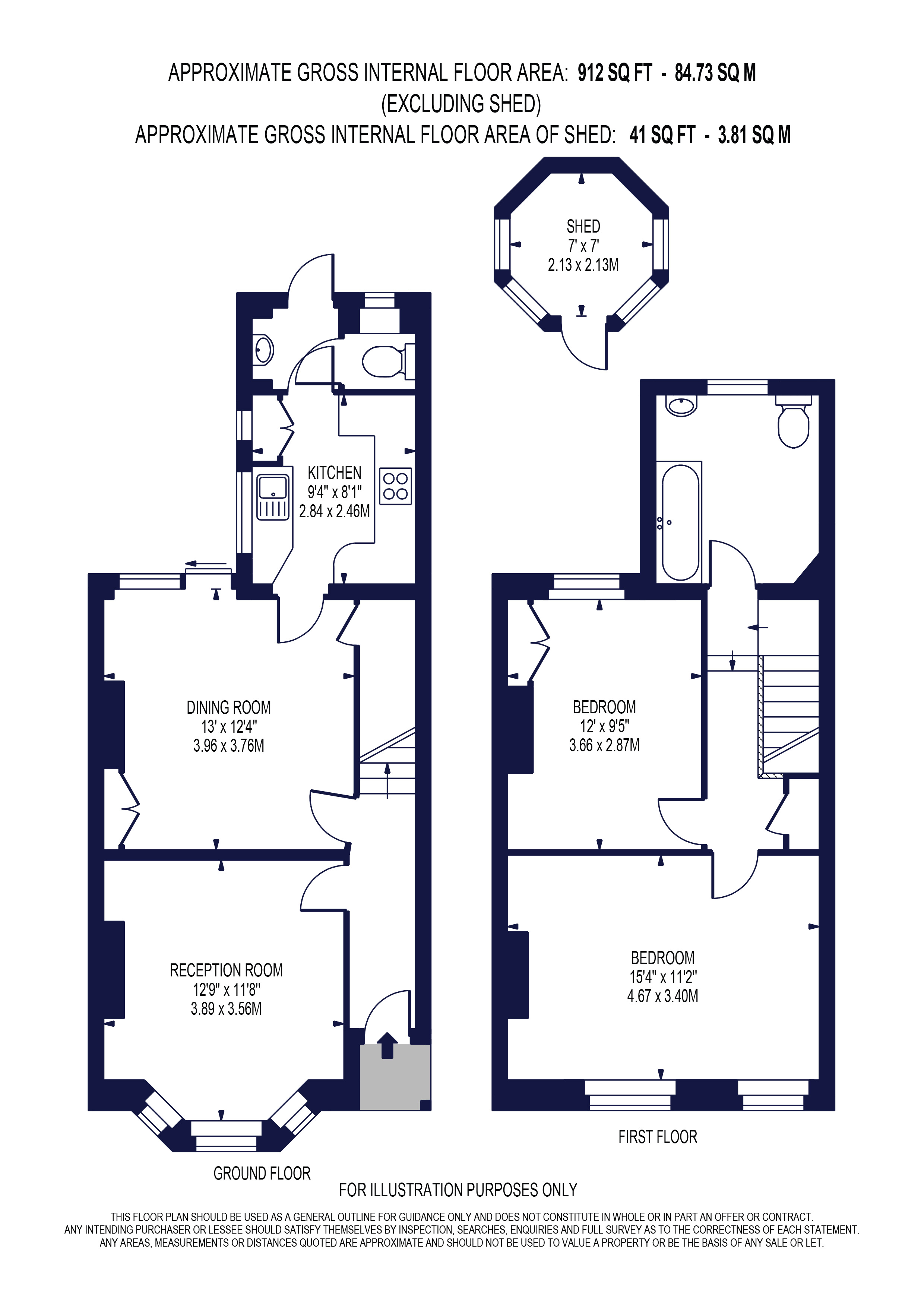 19, Faversham Road, Beckenham floorplan