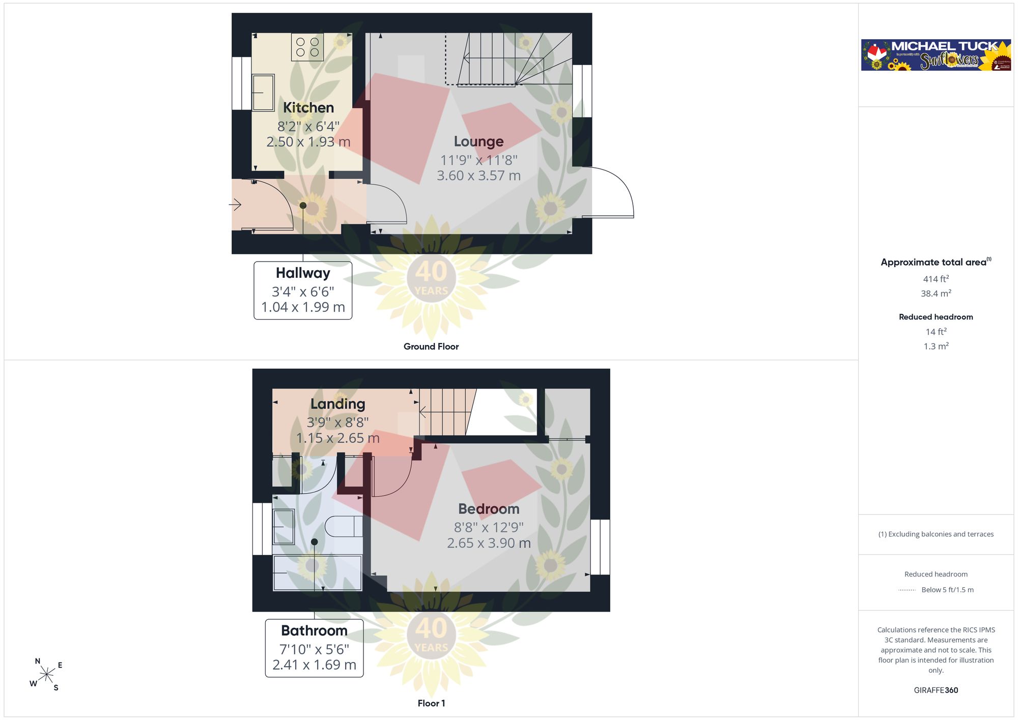 38 Deerhurst Place, Gloucester floorplan