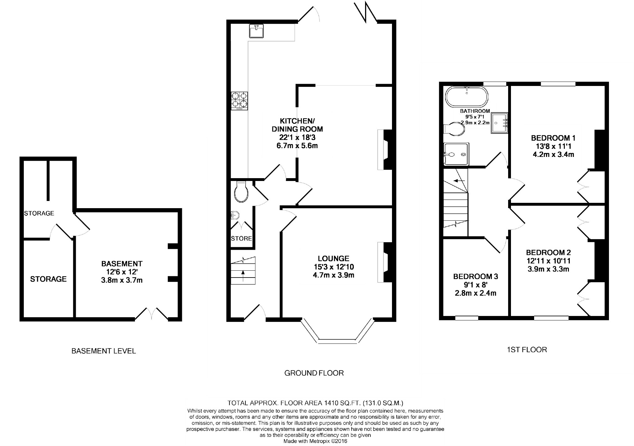 3 Bedrooms Detached house to rent in Ashdell Road, Broomhill, Sheffield S10