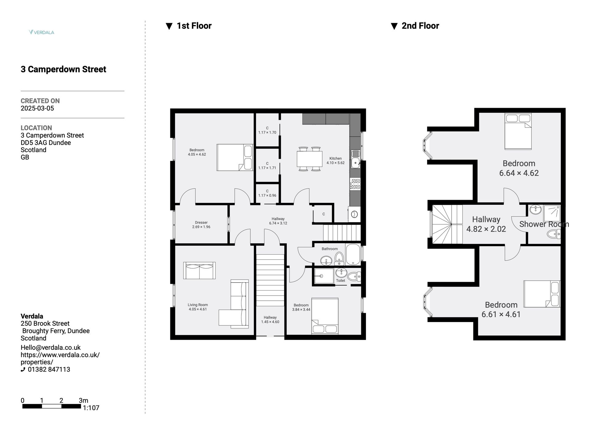 3 Camperdown Street, Dundee floorplan
