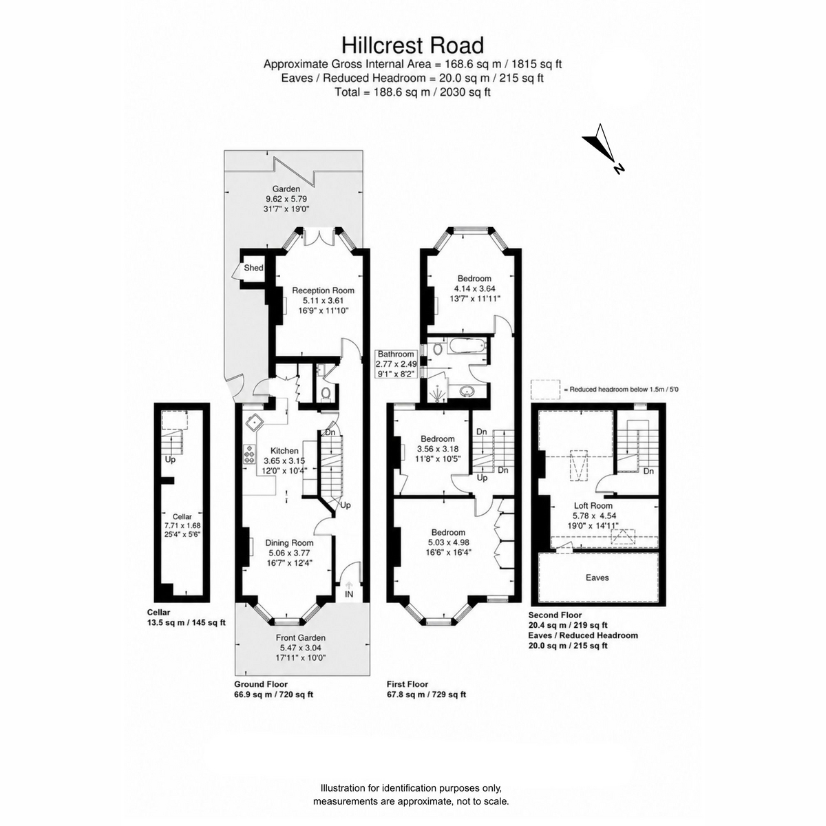 36, Hillcrest Road, London floorplan