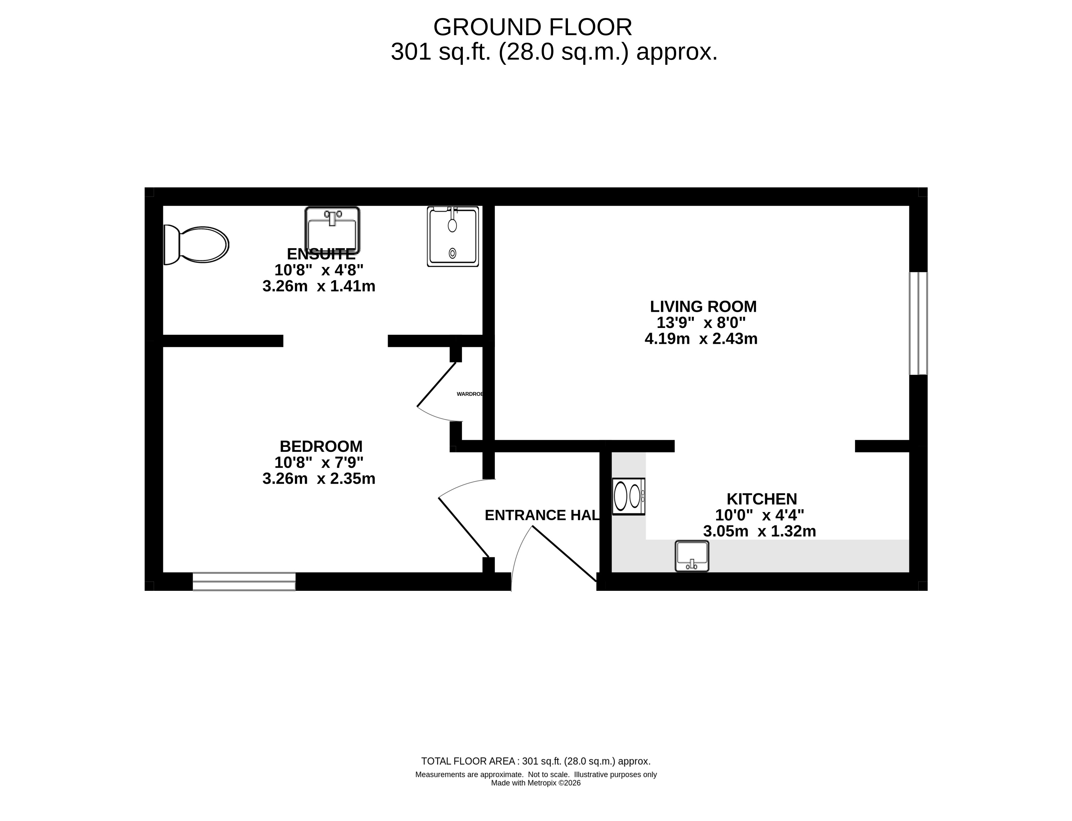 Grove Cottage, 12 Grove House, Fore Street, Exeter floorplan