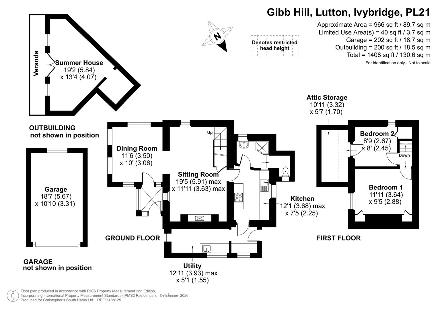 Moor Rest, Gibb Hill, Ivybridge floorplan