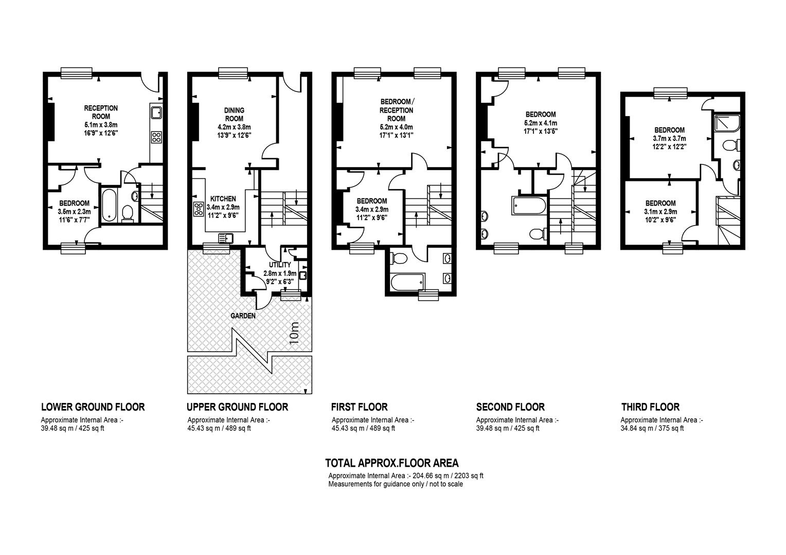 55, Grove Lane, London floorplan