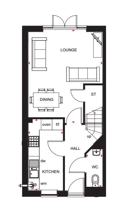 3 Bedrooms Semi-detached house for sale in 