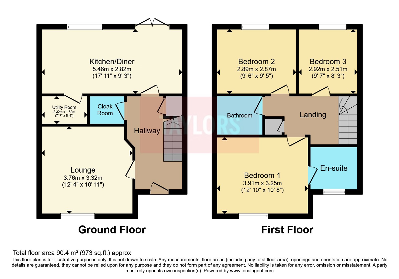 56, Guardian Way, Bedfordshire floorplan
