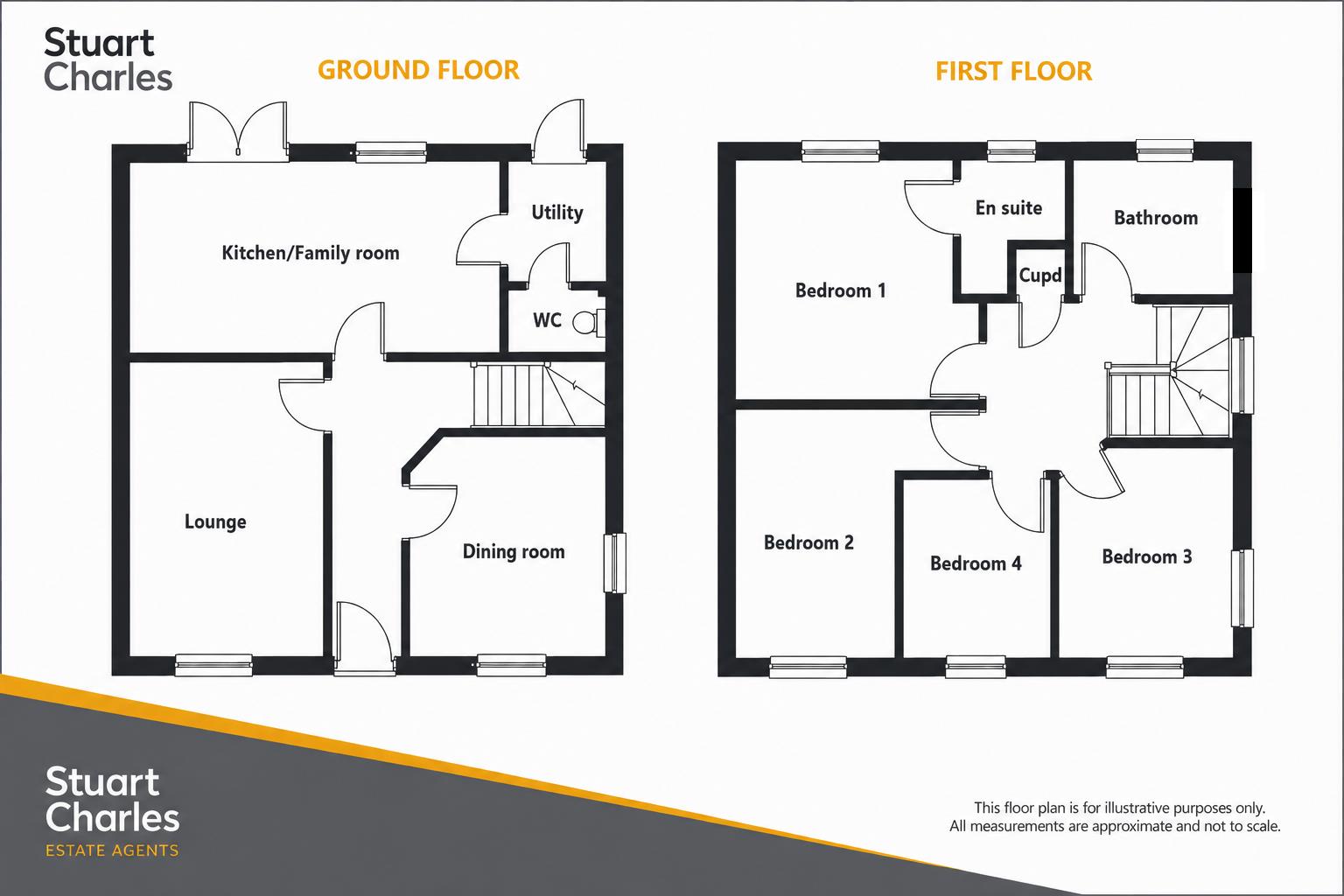 22, Yates Close, Corby floorplan