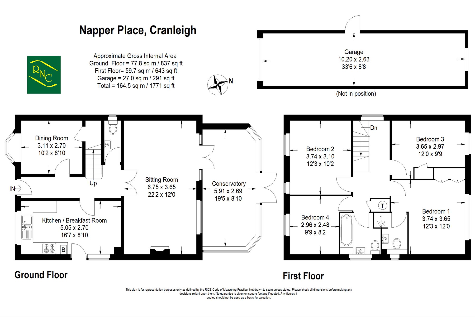2 Napper Place, Cranleigh floorplan