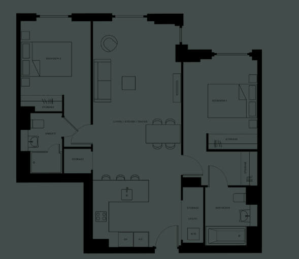 Pearl Yard, 1, Biscuit Walk, London, London floorplan