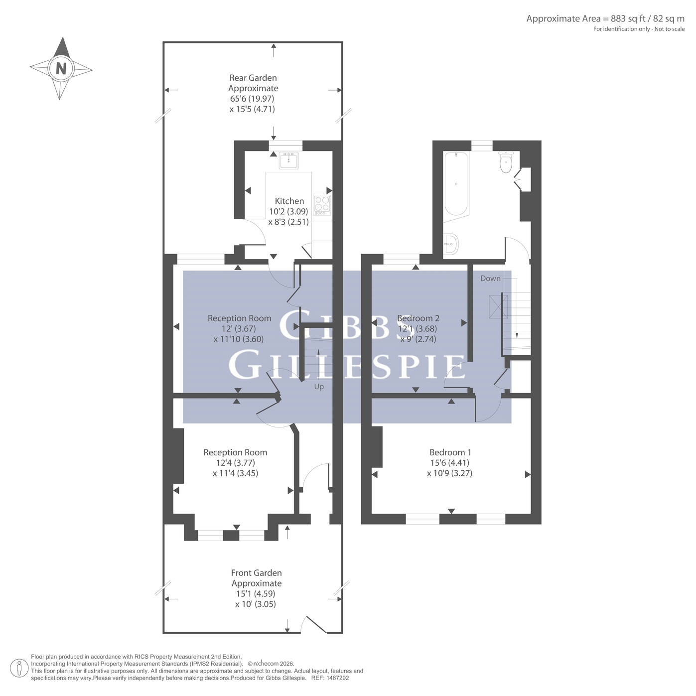54, Wellington Road, Harrow floorplan