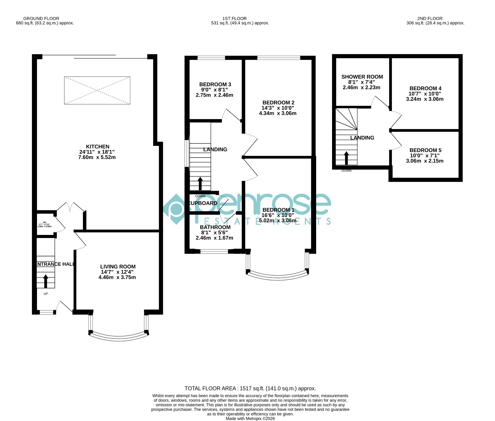 166, Cutenhoe Road, Luton floorplan