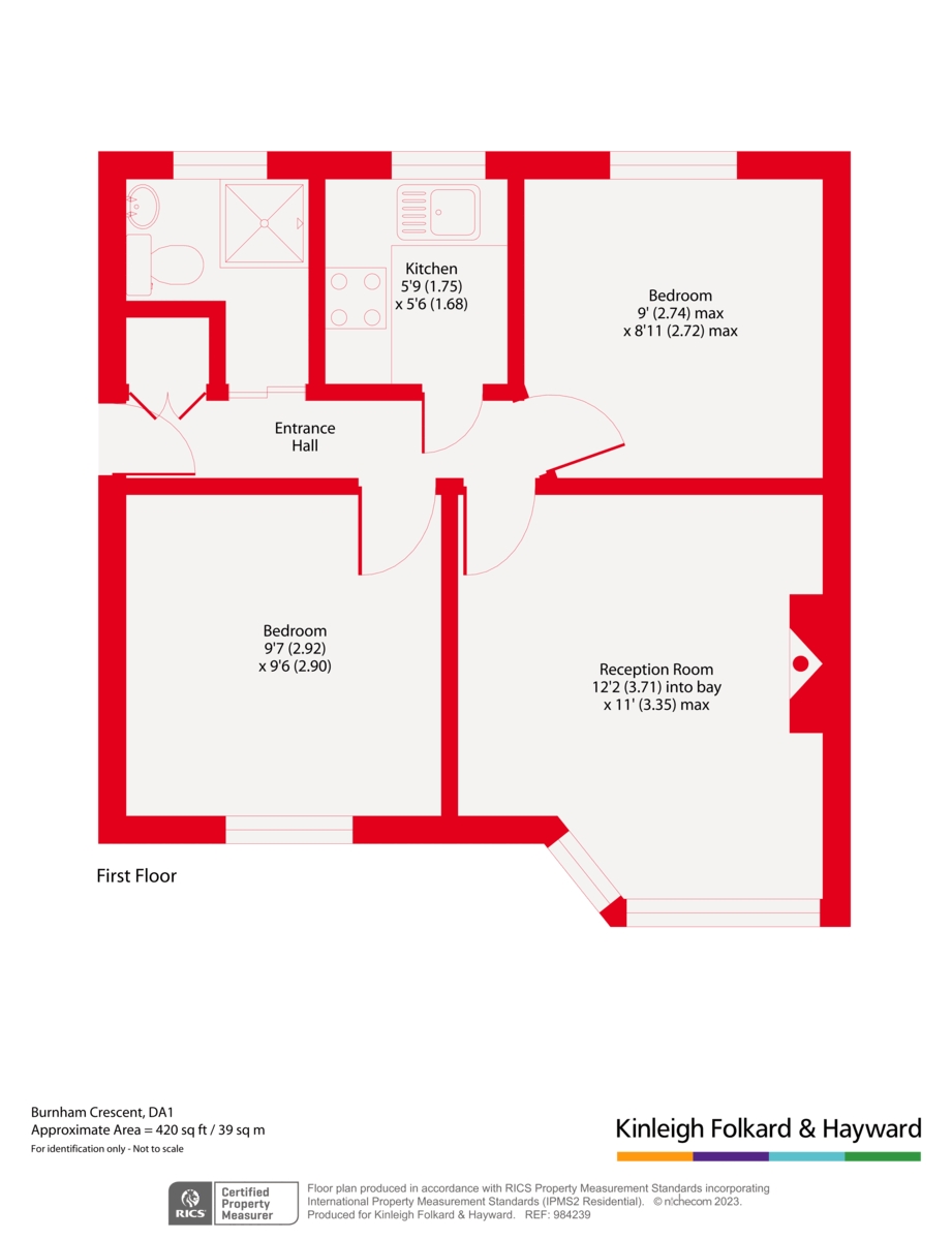 68, Burnham Crescent, Kent floorplan