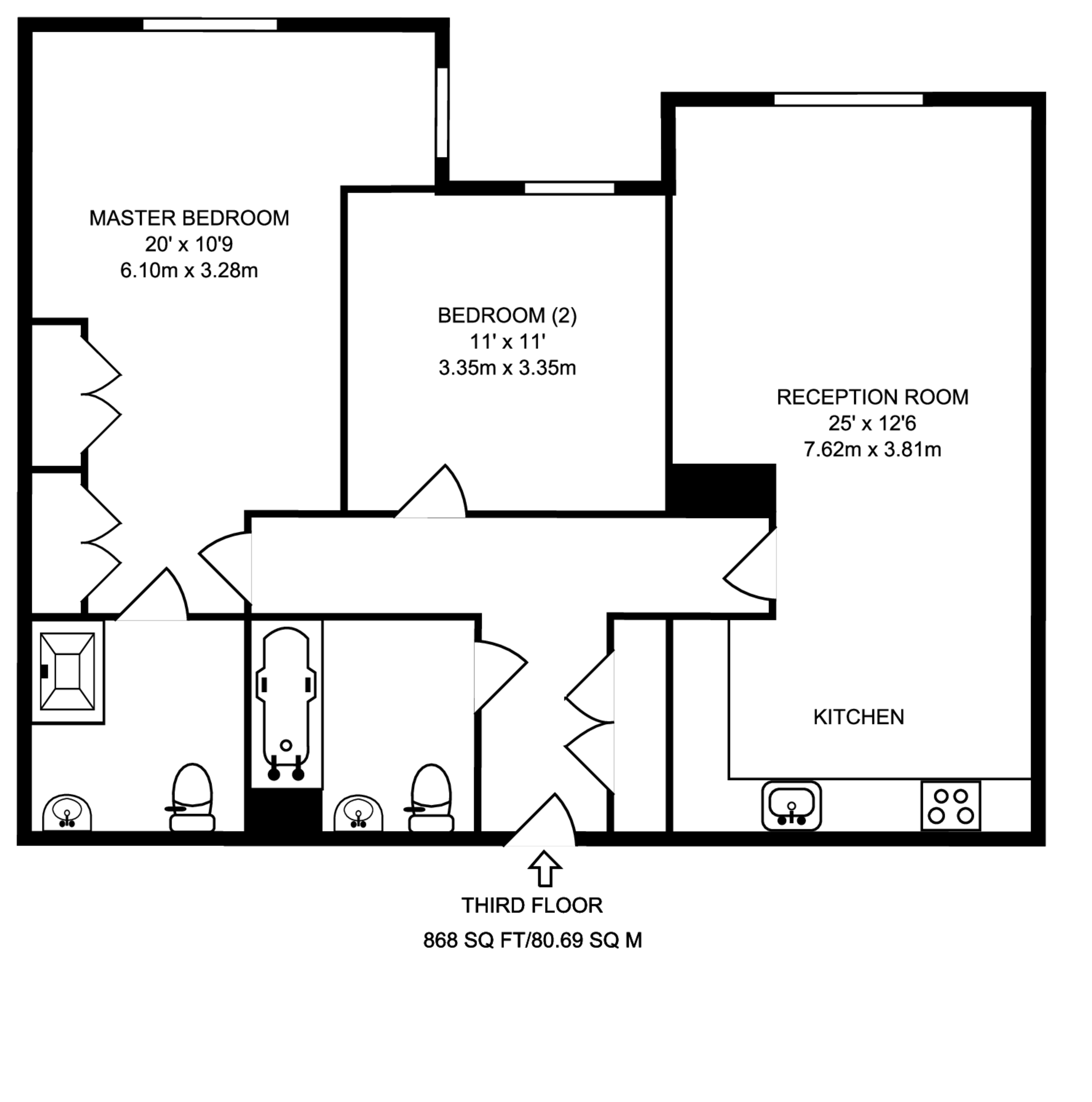 Uxbridge Road, West Ealing floorplan