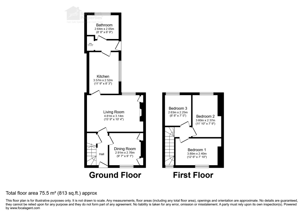 8, Cross Street, Neath floorplan