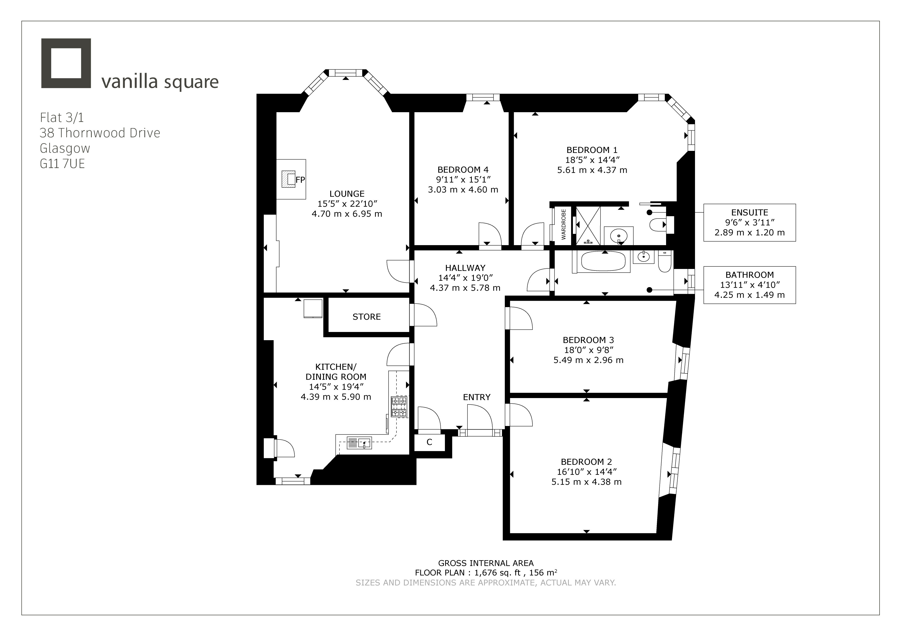 Thornwood Drive, Glasgow floorplan