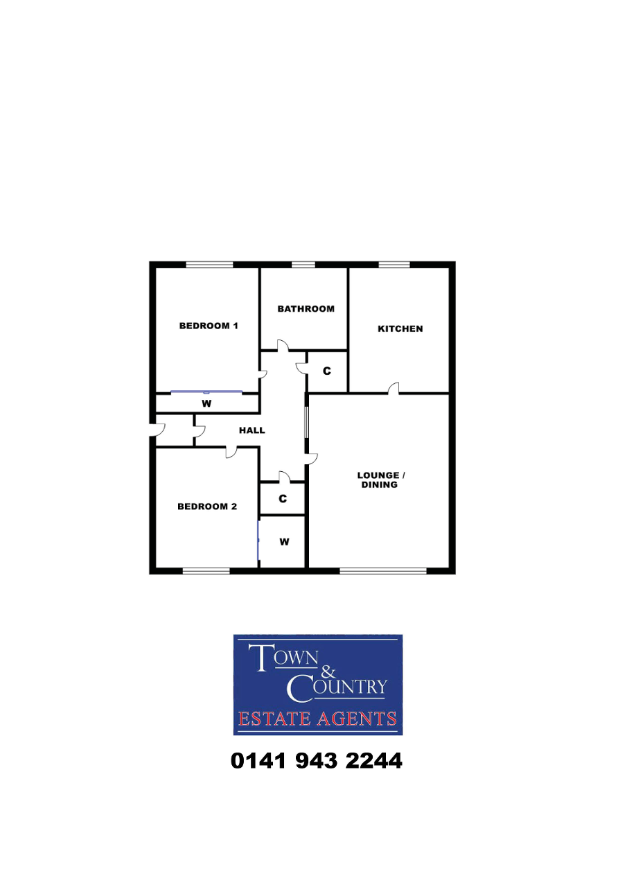 2 Bedrooms Flat for sale in Fortingall Place, Glasgow G12