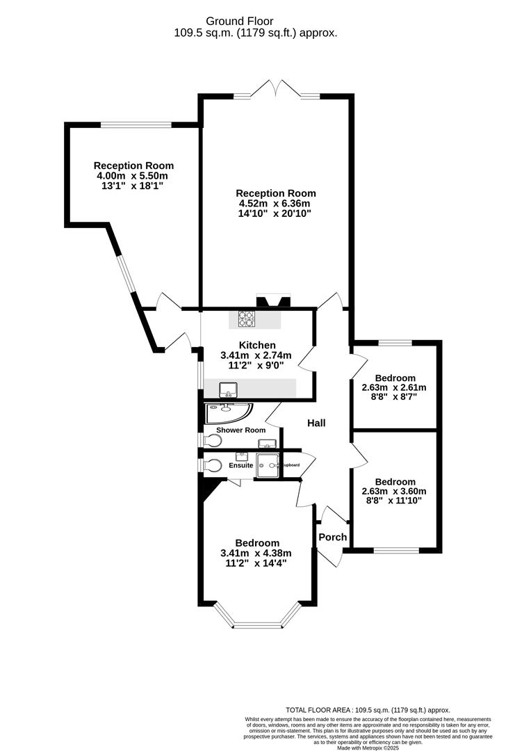 5, Fir Tree Close, Epsom floorplan