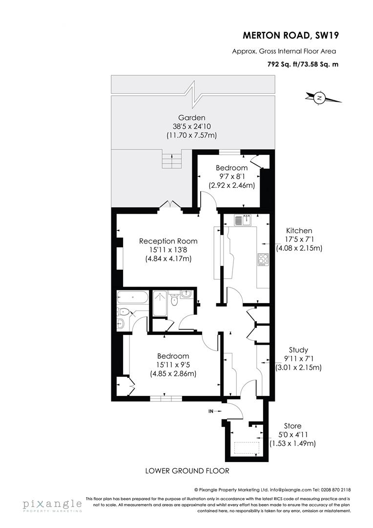 Merton Road, Wimbledon floorplan