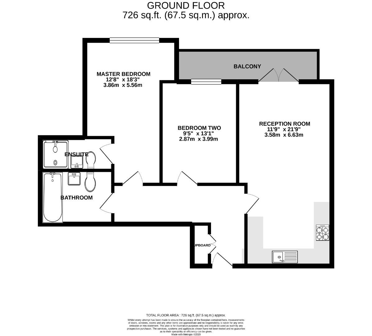 54, Fleming Place, Bracknell floorplan