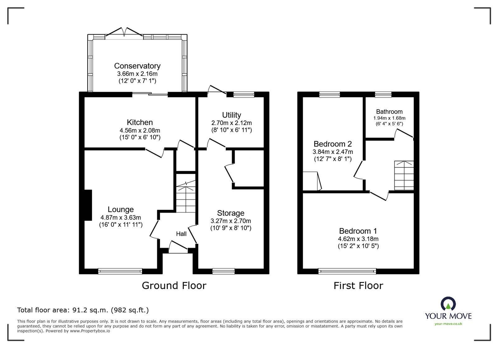 155, College Road, Shropshire floorplan