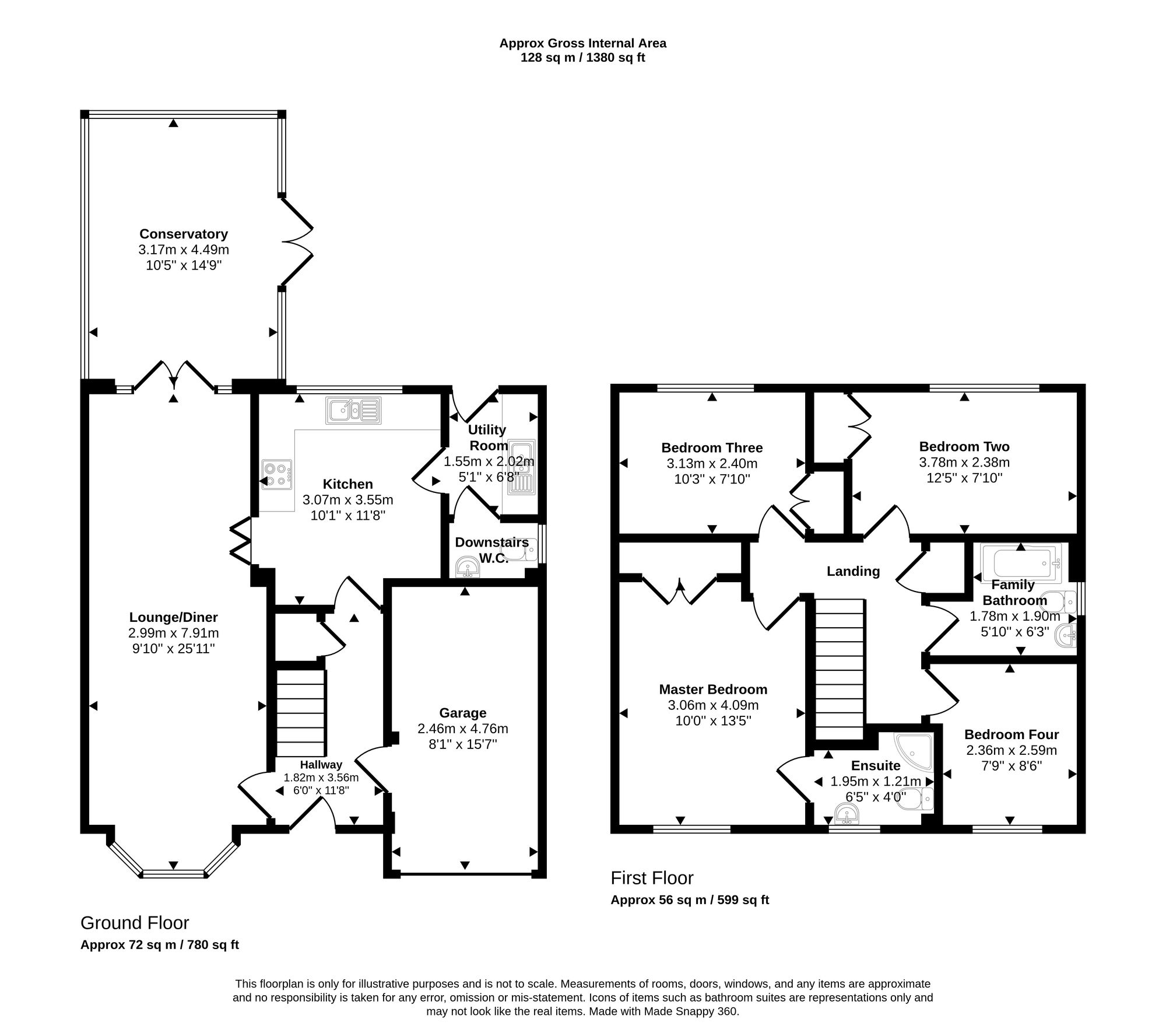 10 Cwrt Y Carw, Port Talbot floorplan