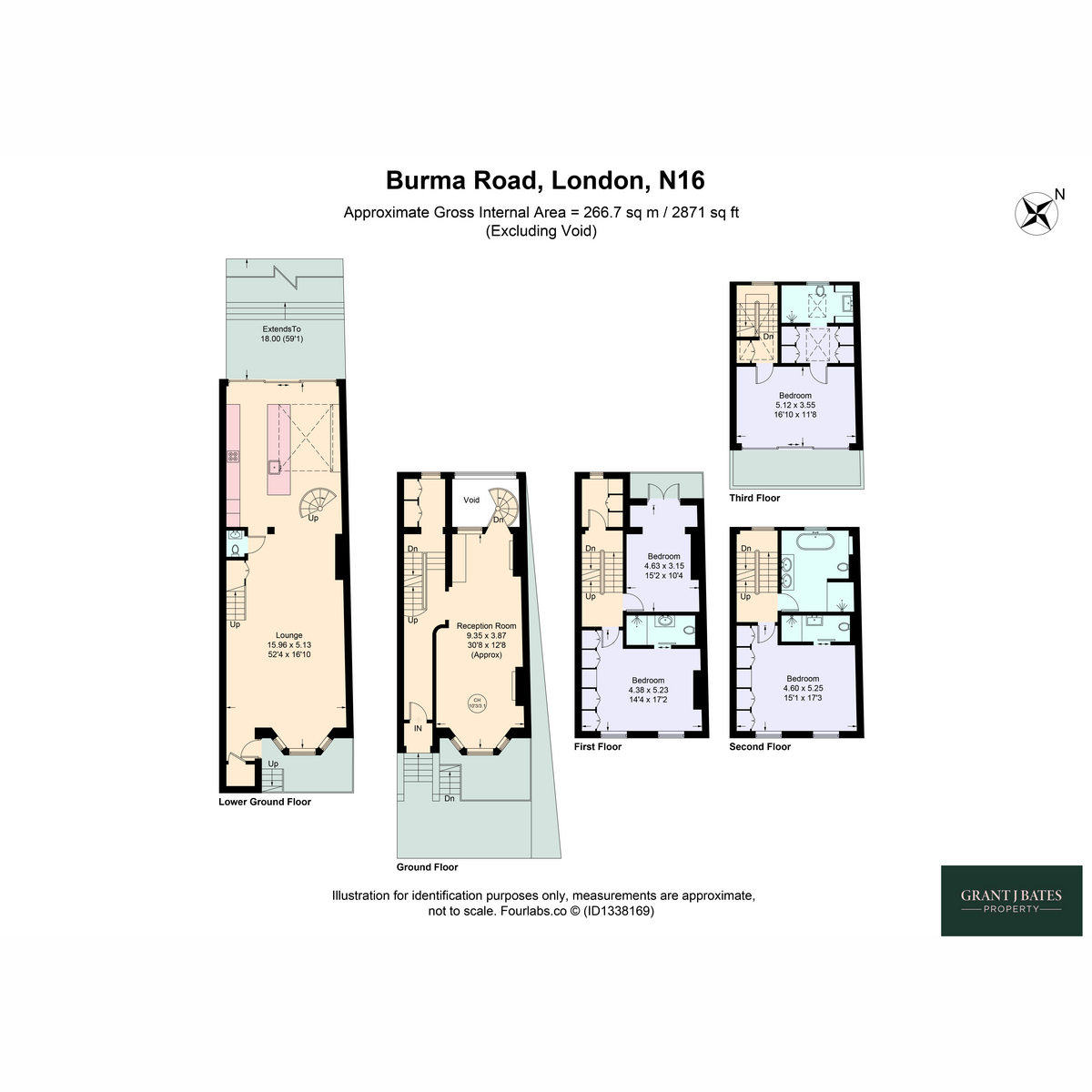 47, Burma Road, London floorplan