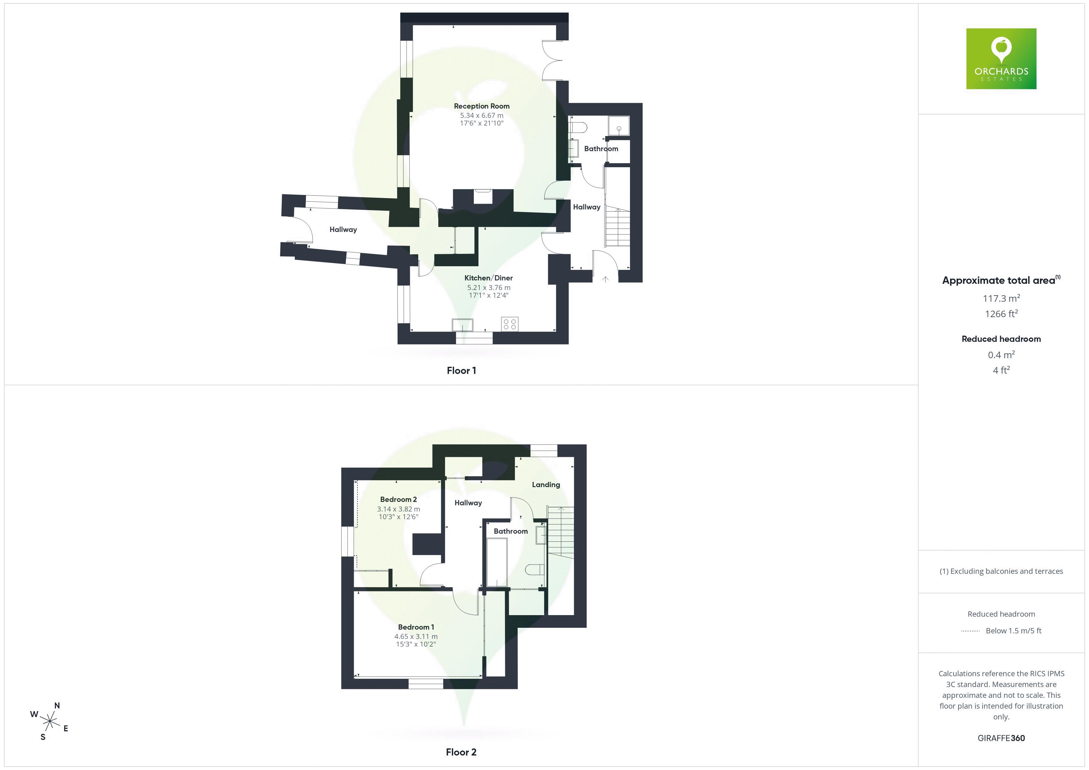 6, Hayes End Manor, South Petherton floorplan
