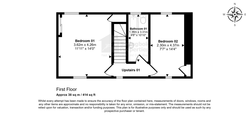 60, Main Street, Leven floorplan