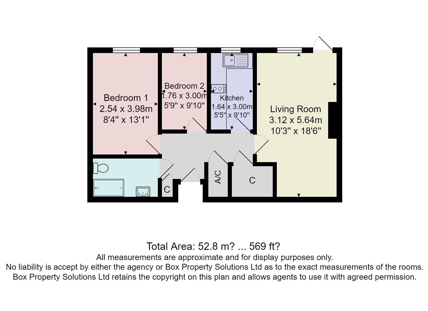 Wedderburn Lodge, Wetherby Road, Harrogate HG2, 2 bedroom flat for sale