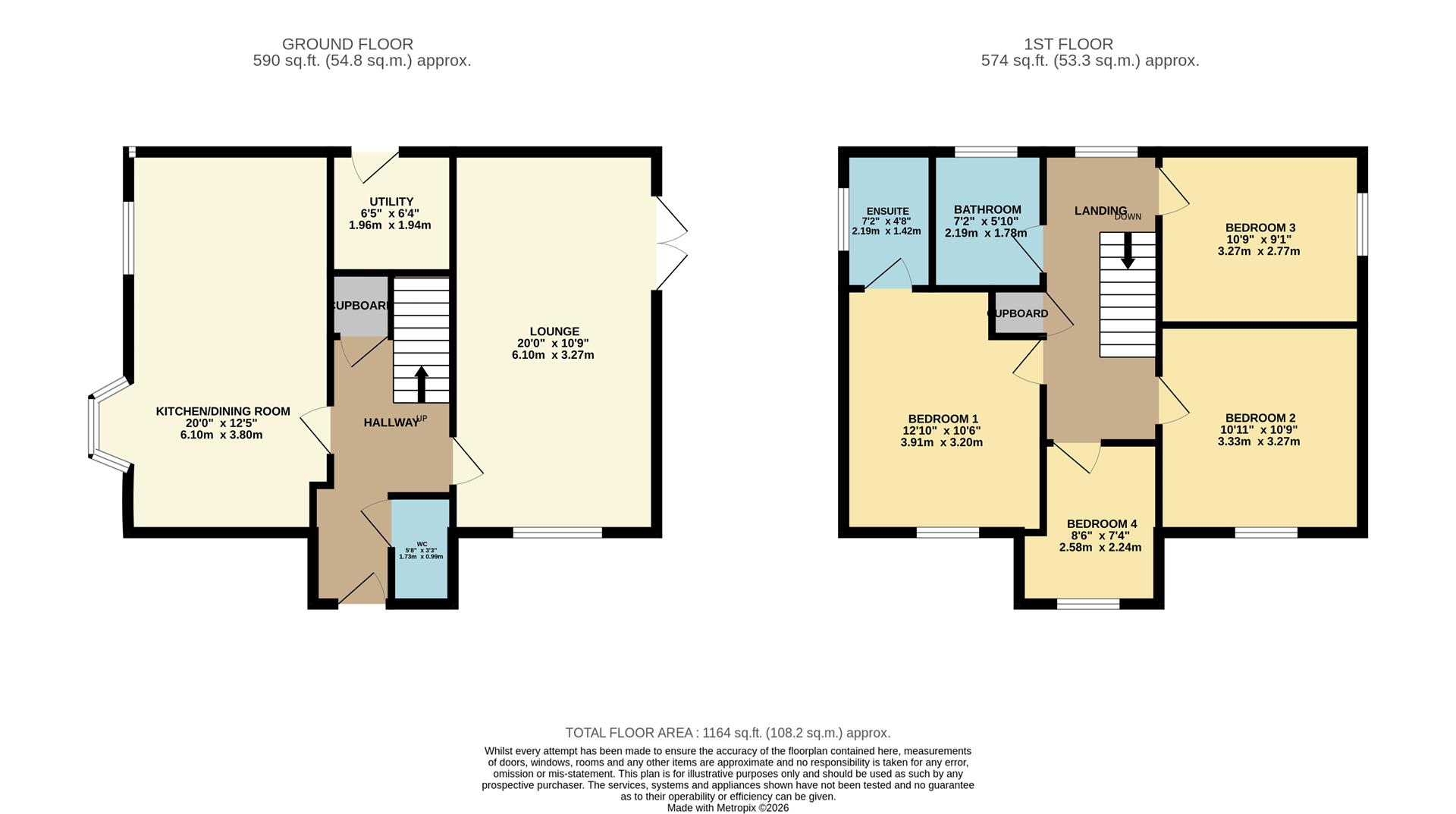 2, Becconsall Gardens, Preston floorplan