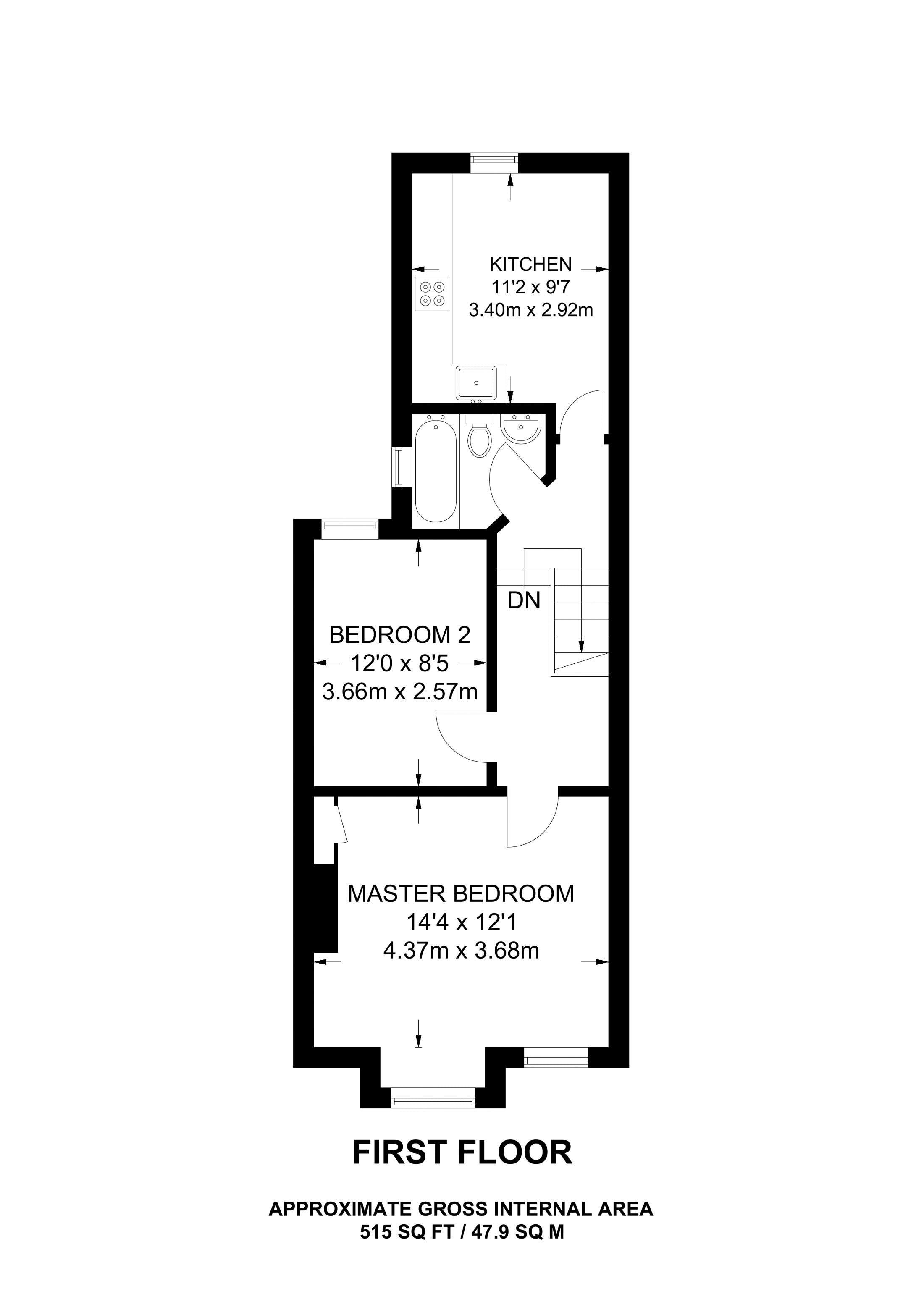 1 Bedrooms Flat to rent in Grierson Road, Honor Oak Park SE23