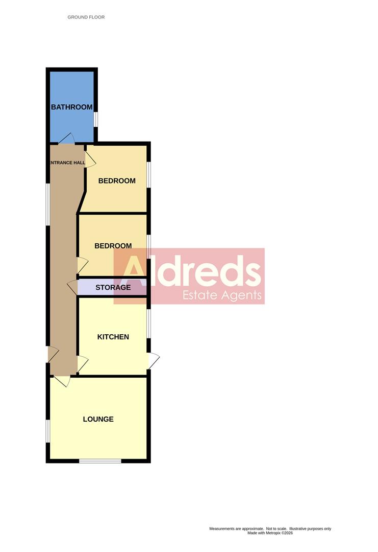 Flat A, 9, Kendal Road, Lowestoft floorplan