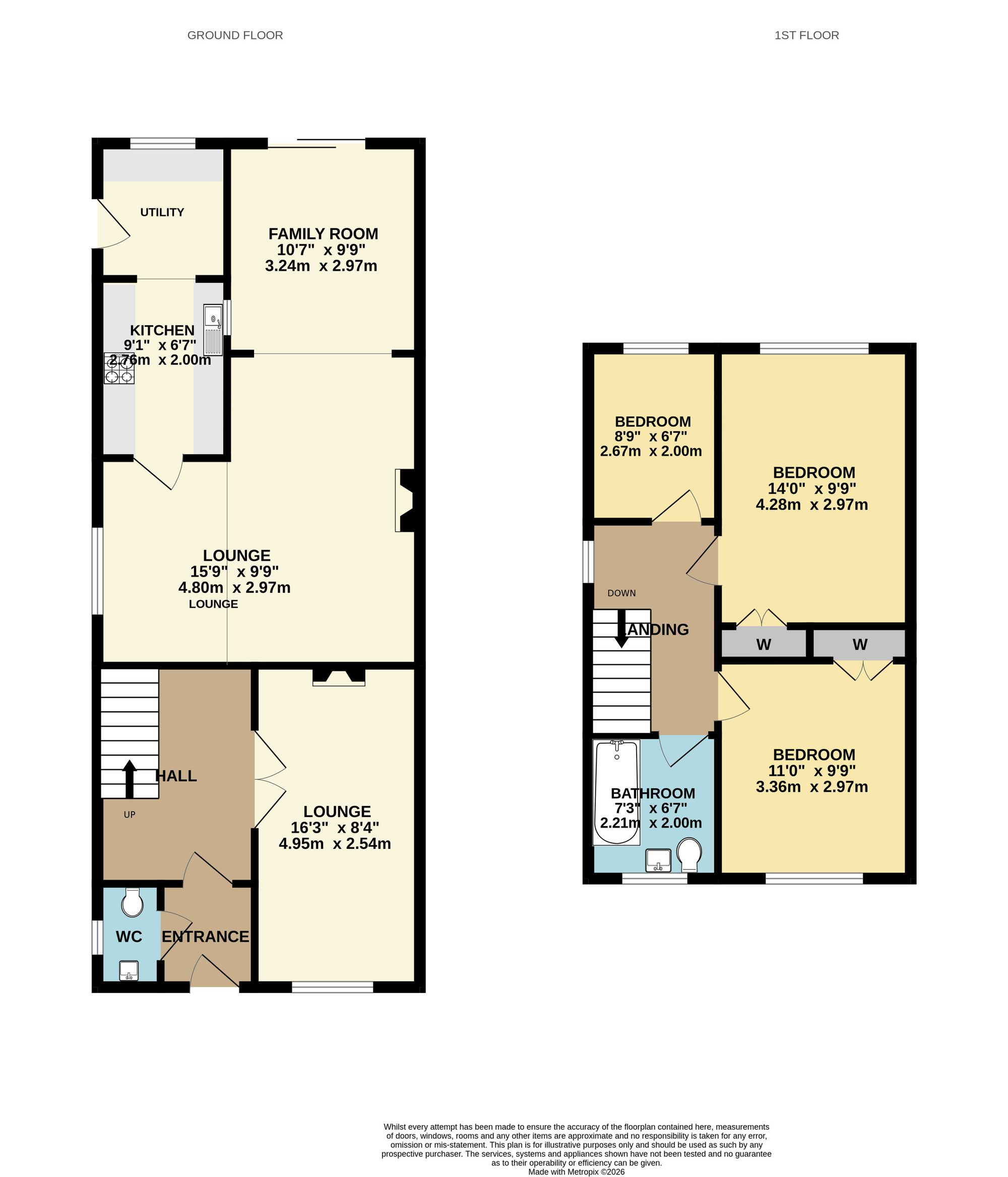 33 Colburne Close, Ormskirk floorplan