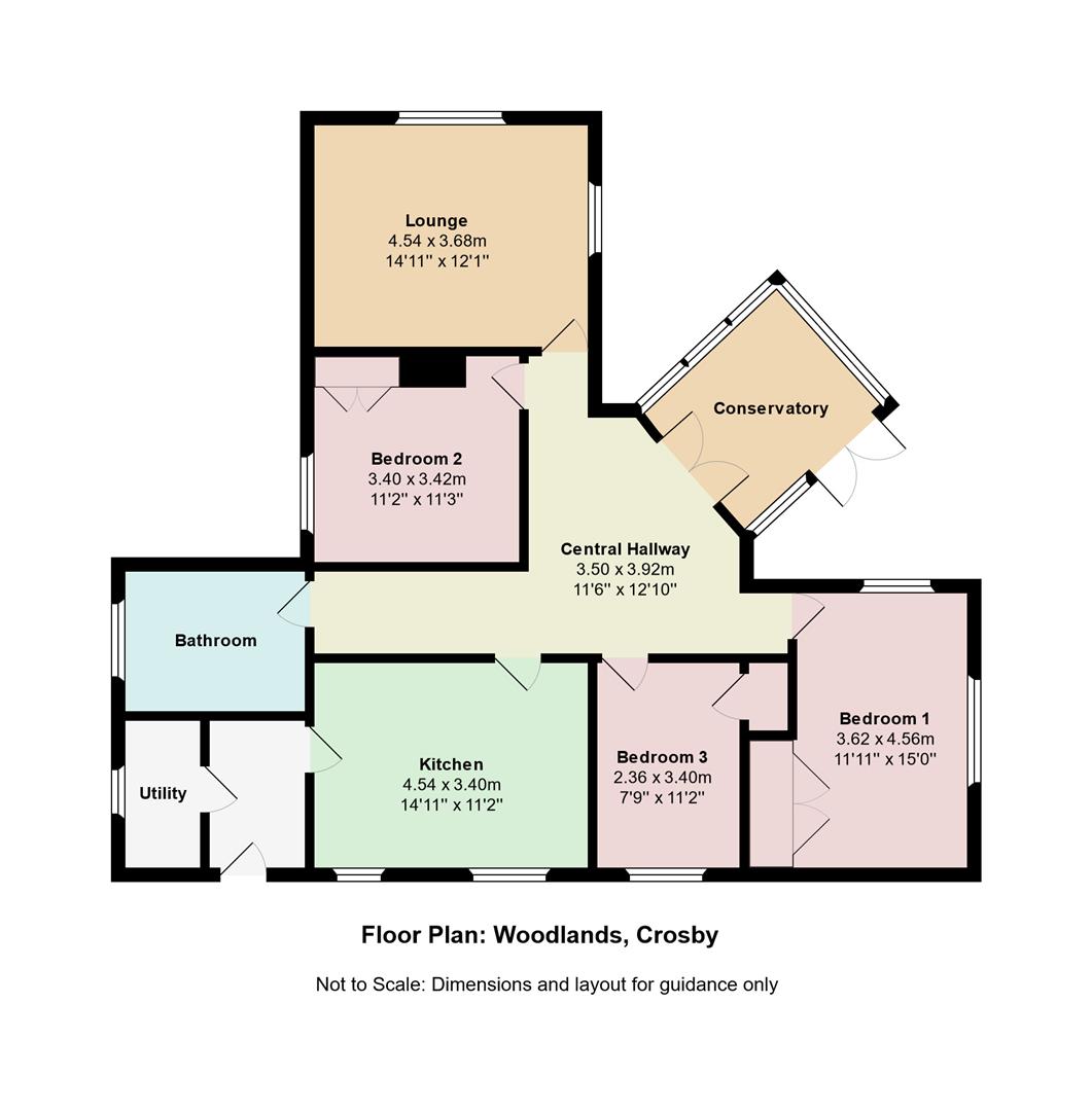 Woodlands, Dearham Bridge Road, Maryport floorplan