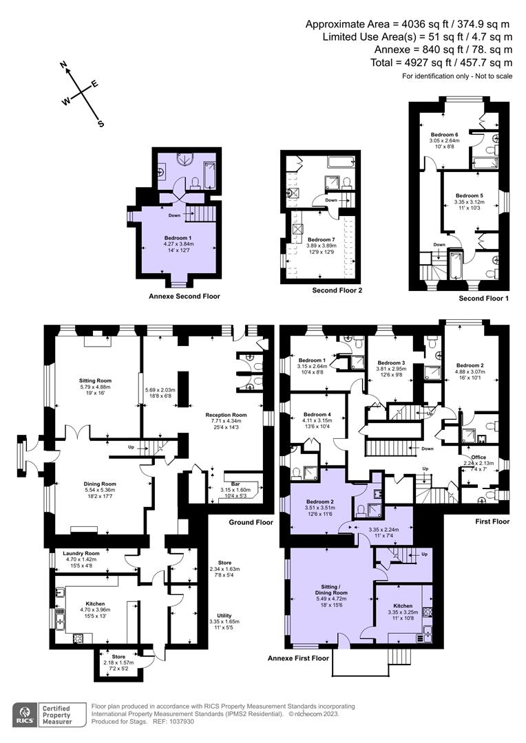Bottreaux House, Boscastle floorplan