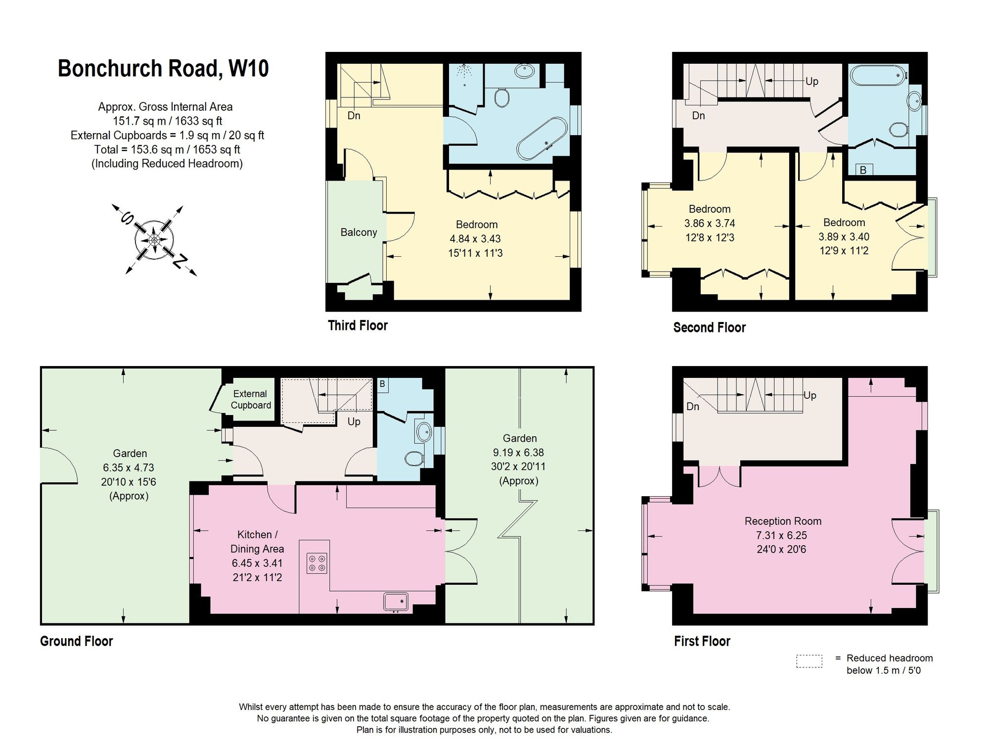 50 Bonchurch Road, London floorplan
