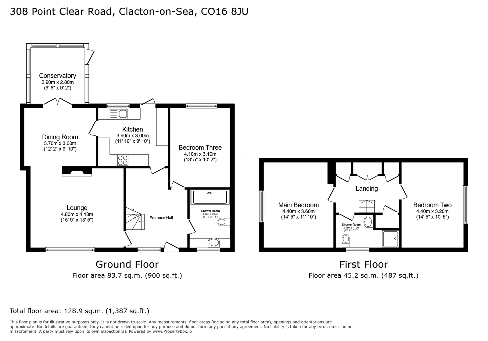 308, Point Clear Road, Clacton-on-sea floorplan