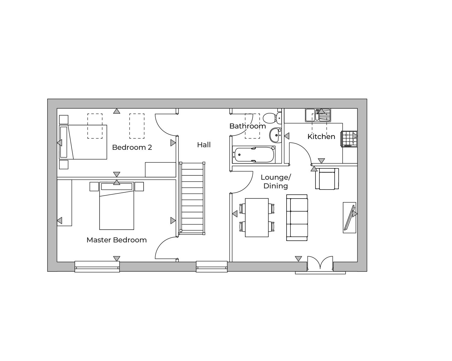 2 Bedrooms Maisonette for sale in The Avenue, Tom Stimpson Way, Sutton In Ashfield, Nottinghamshire NG17