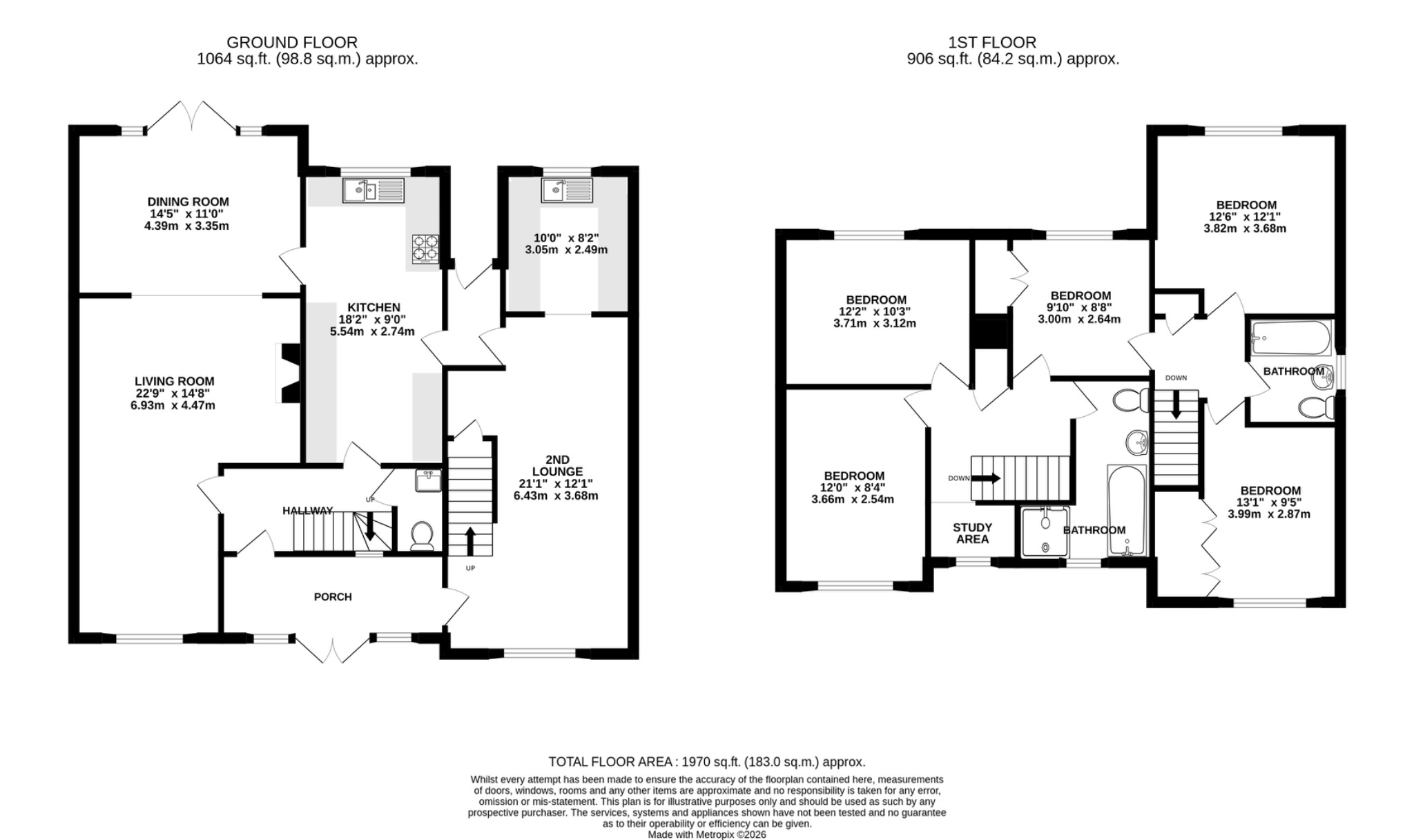 4 Tancred Road, High Wycombe, Buckinghamshire floorplan