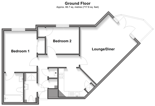 The Lakes Larkfield, Aylesford floorplan