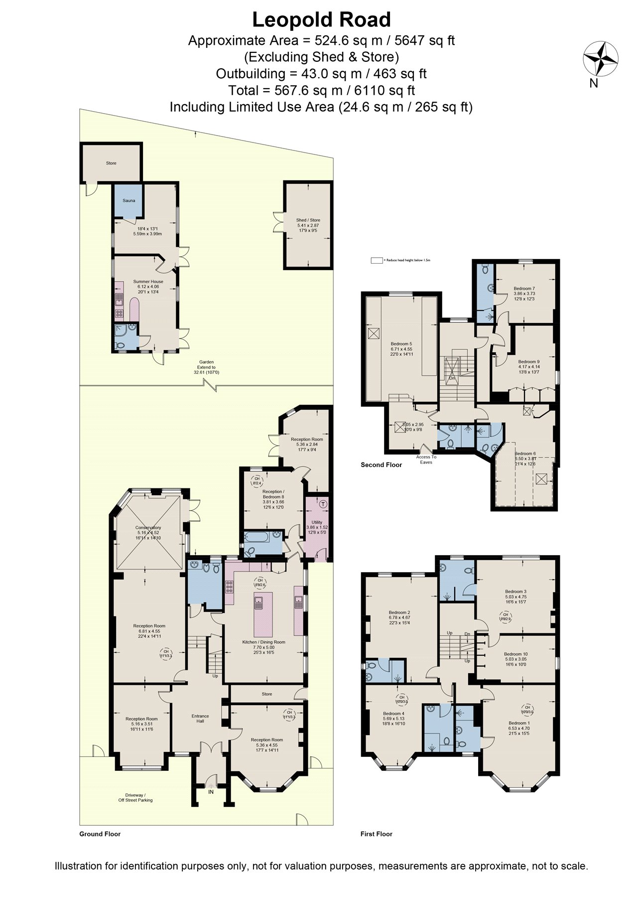 4, Leopold Road, London floorplan