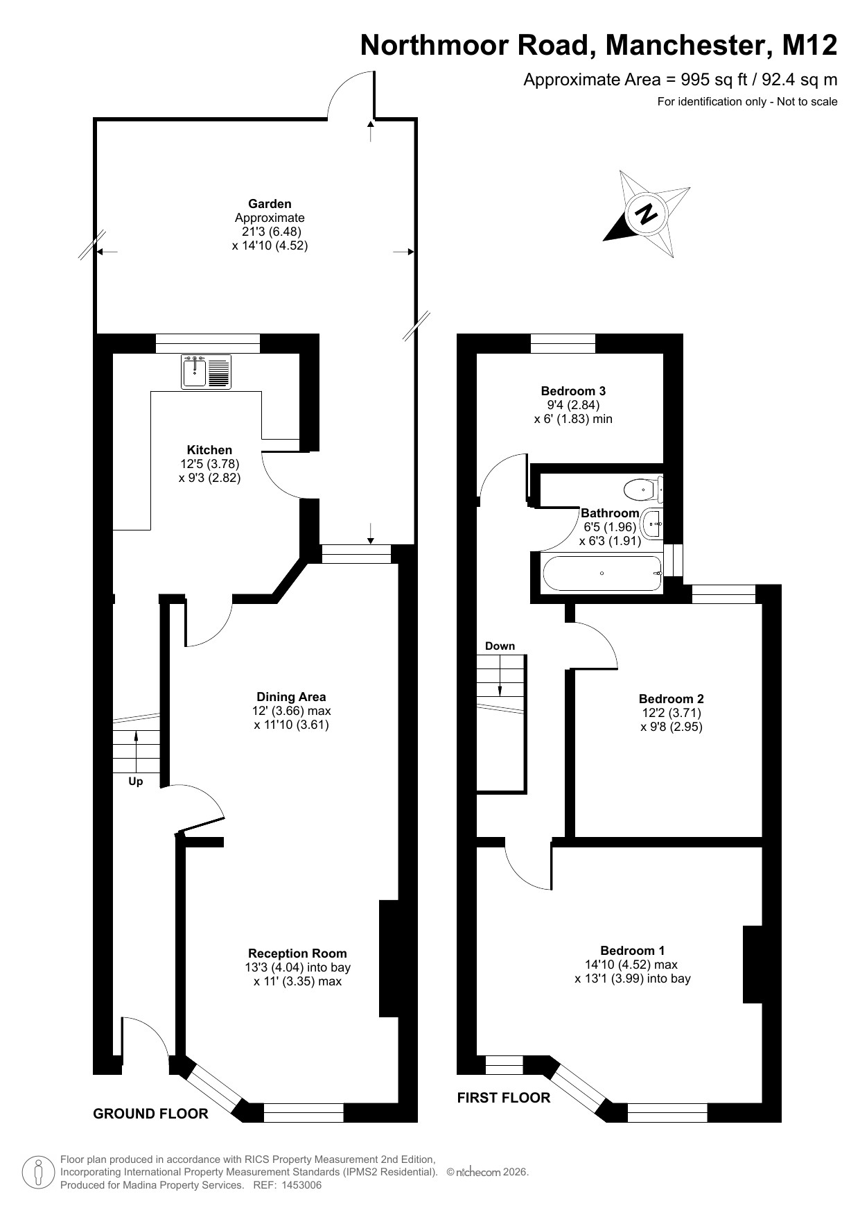 52, Northmoor Road, Manchester floorplan