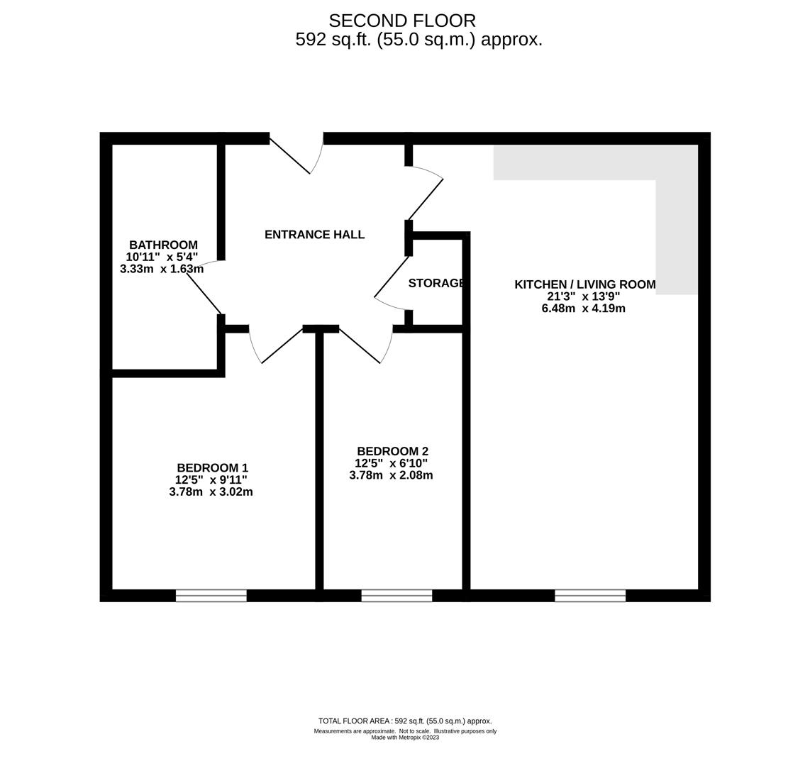 Hubert Road, Brentwood CM14, 2 bedroom flat for sale 65796690