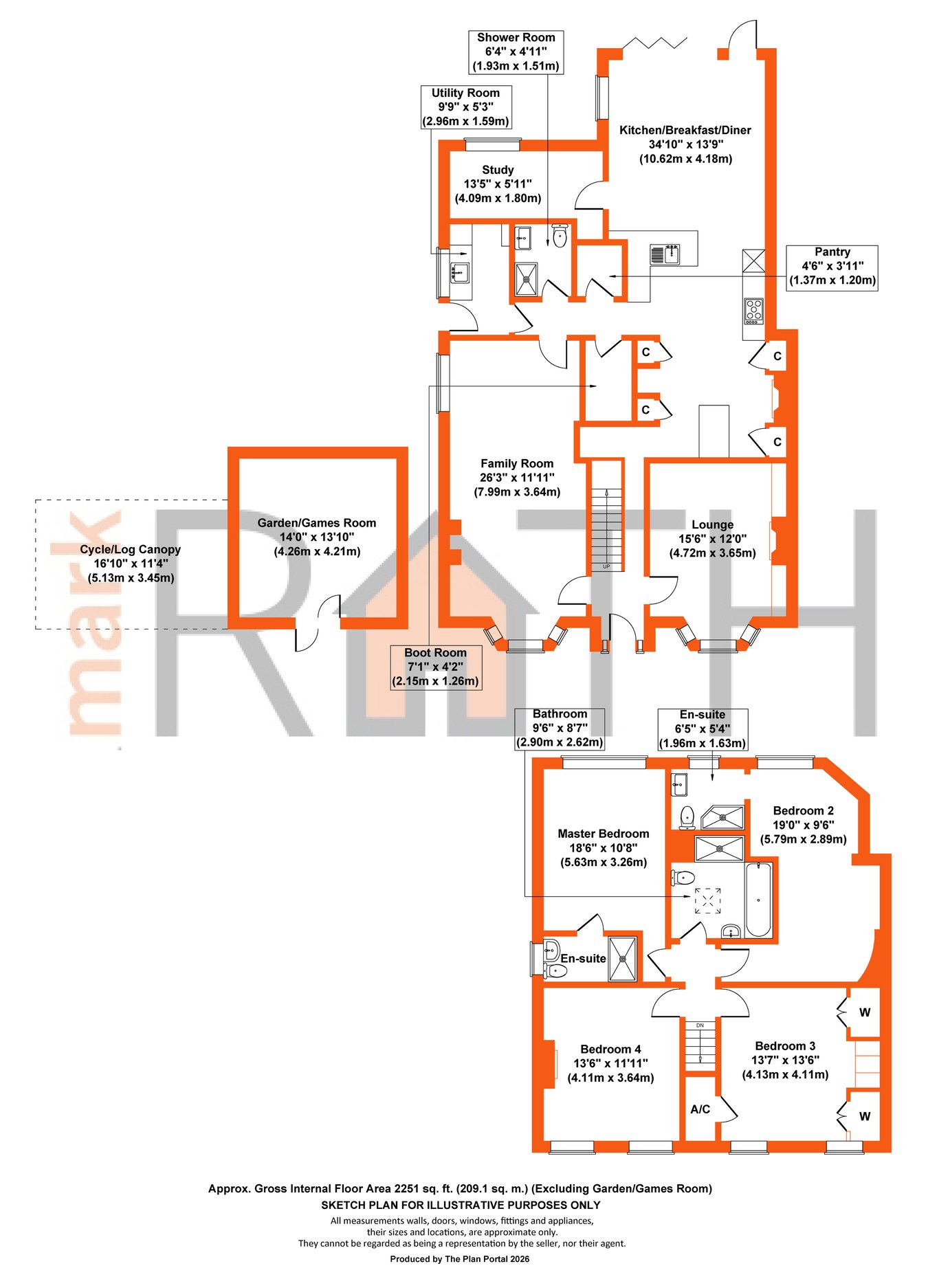 94, Finchampstead Road, Wokingham floorplan