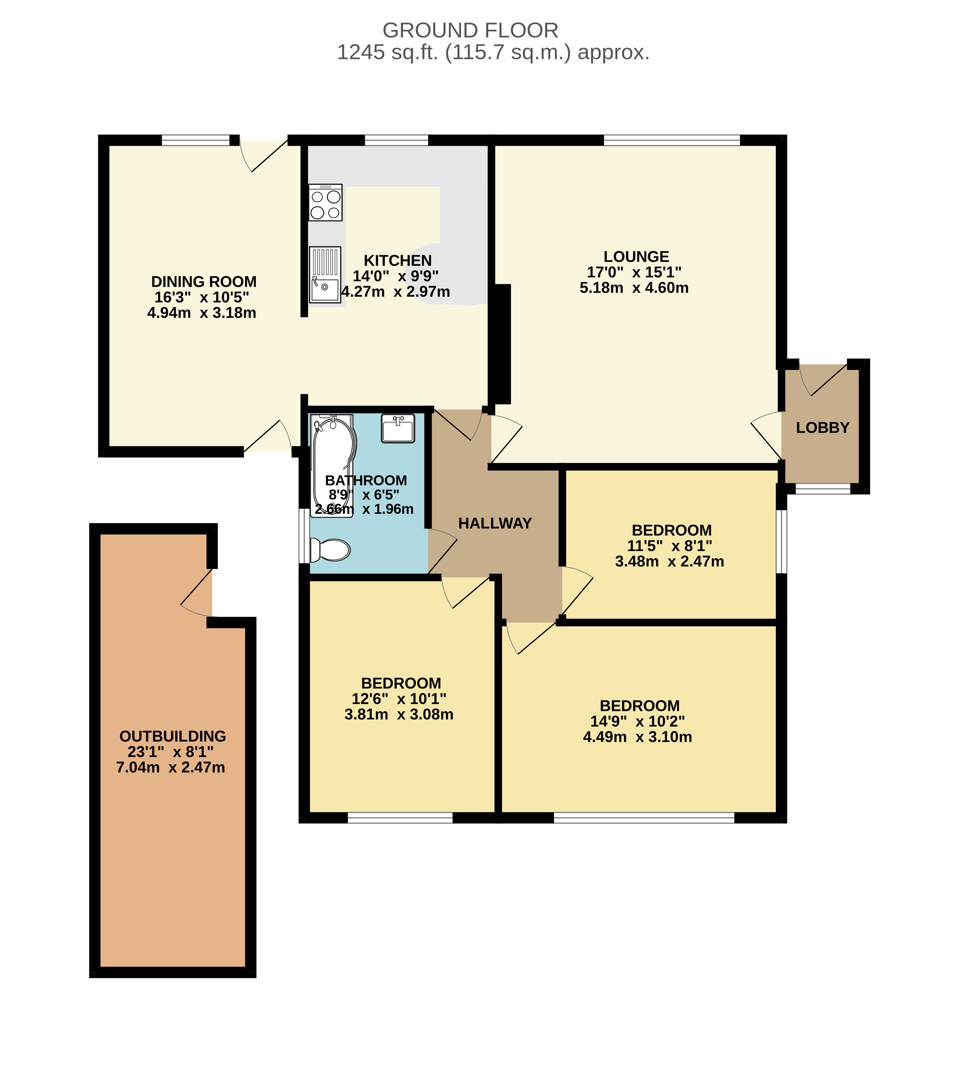 Northcote, Manston Road, Margate floorplan