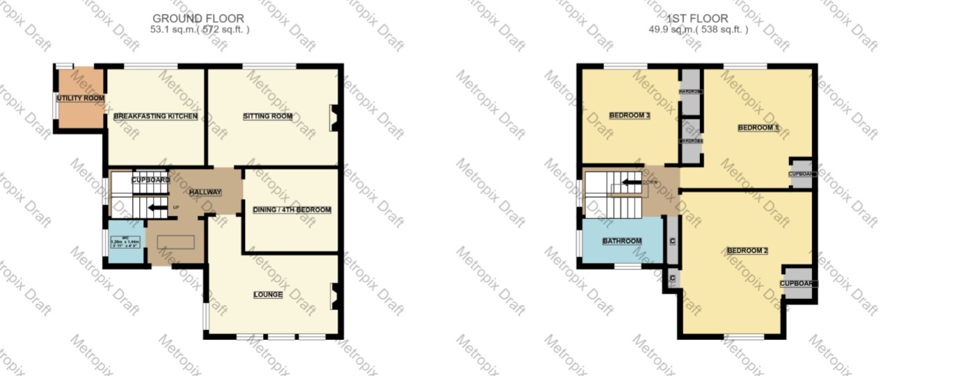 2, Taylor's Road, Larbert floorplan