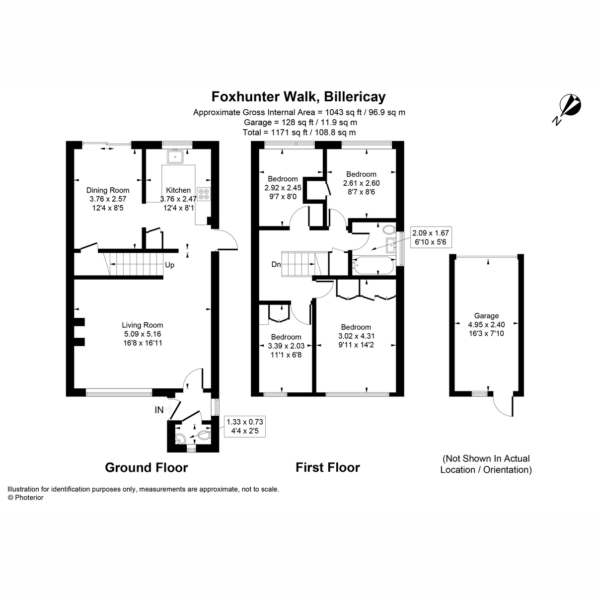 10, Foxhunter Walk, Billericay floorplan